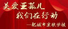 关爱亚孤儿 我们在行动——九巨龙肥城市京欣学校走进聊城市东昌府区